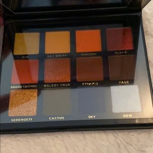 Ace, butter London and dose palette